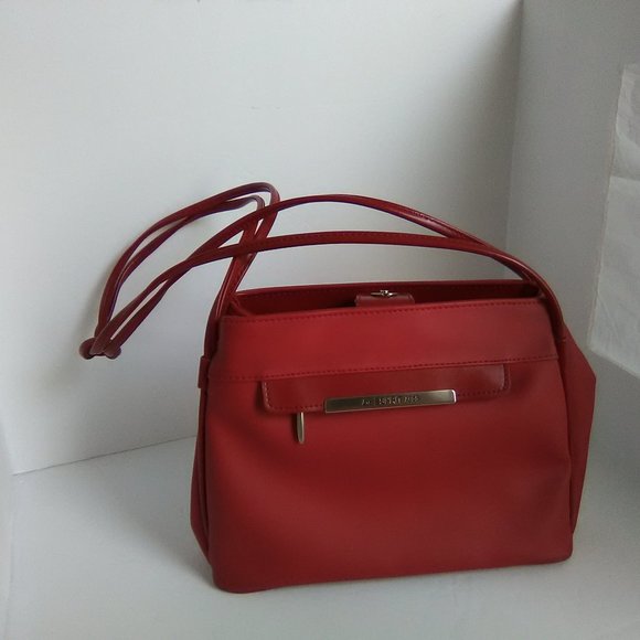 Vintage Esprit Red Medium Size Shoulder Bag/Pocketbook - Picture 9 of 13